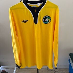 New York Cosmos Hembrough Soccer Long Sleeve Shirt size 44